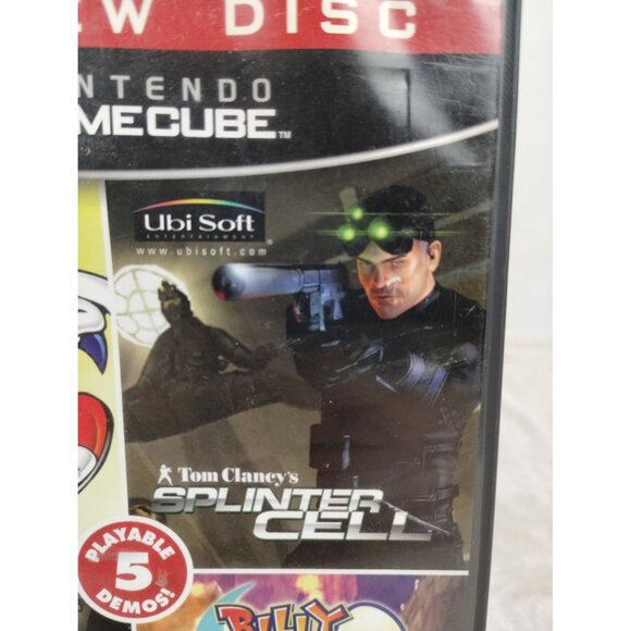 Nintendo GameCube Preview Disc Complete Sonic Zelda Splinter Cell Soul Caliber - Picture 5 of 11